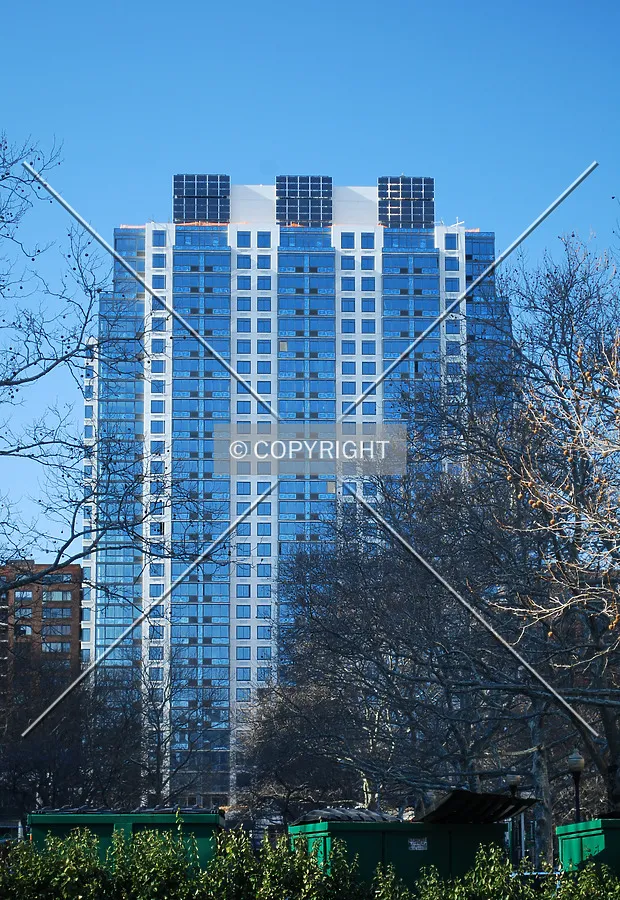 Viewed from Central Park west