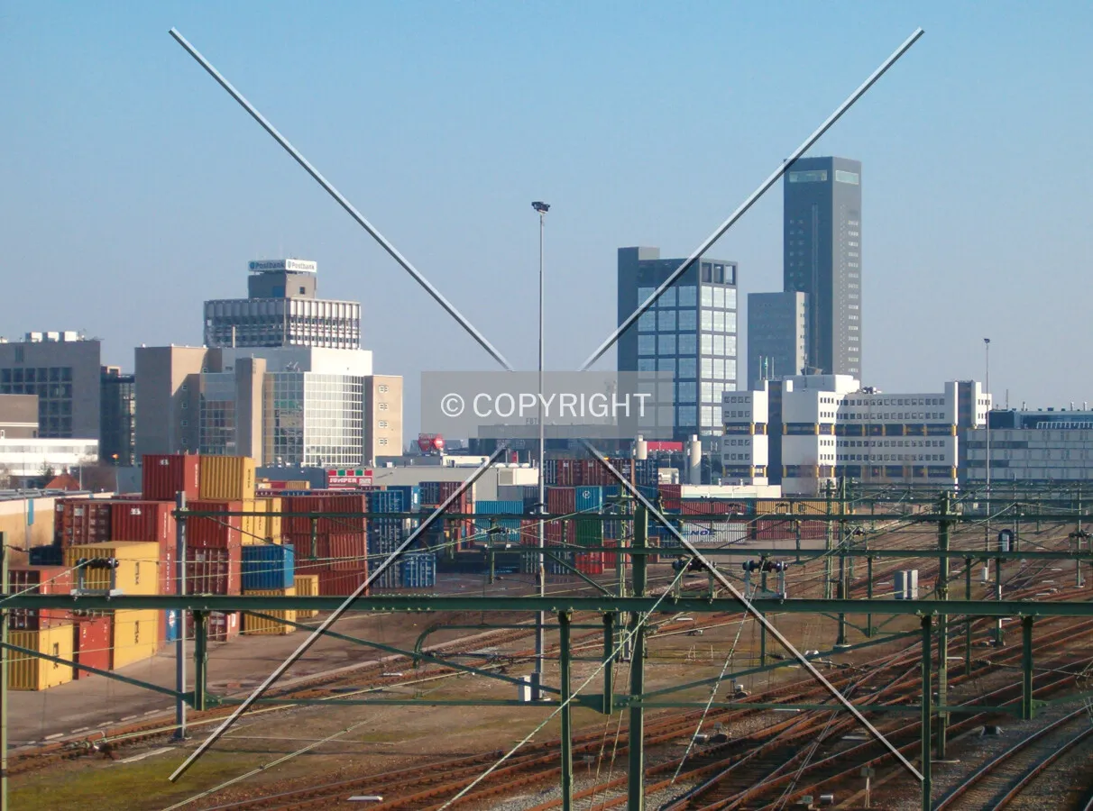 Skyline as seen from the southwest