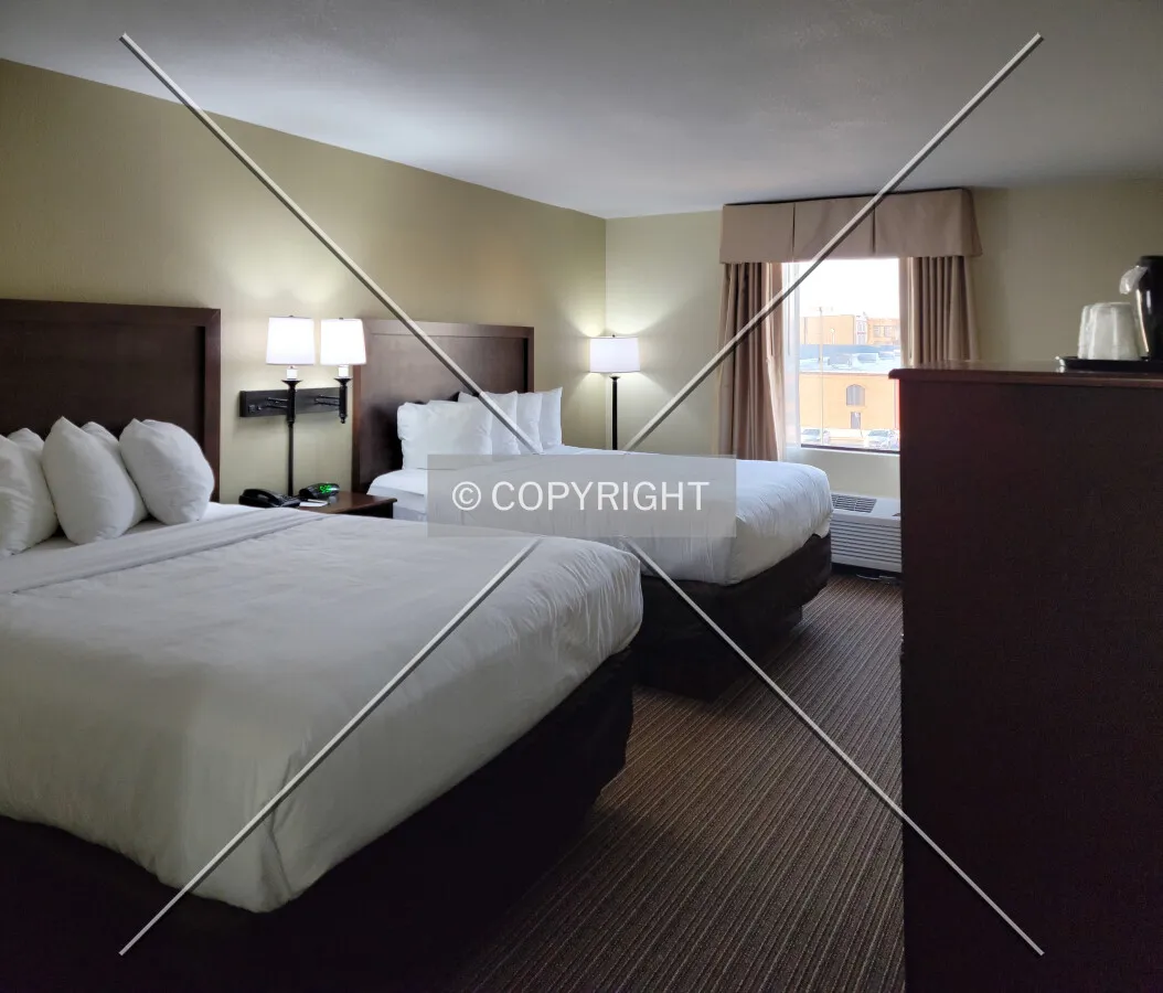 A guest room; March 19, 2021