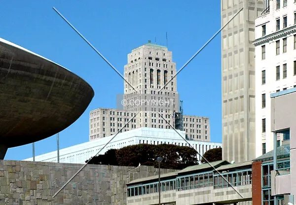View northwest past the Empire State Plaza