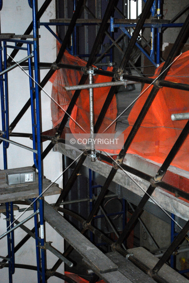 Closer look at the mesh that will surround the central atrium