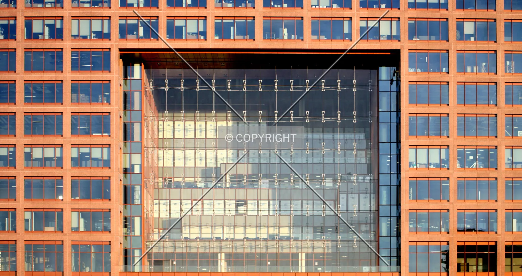 The main west façade