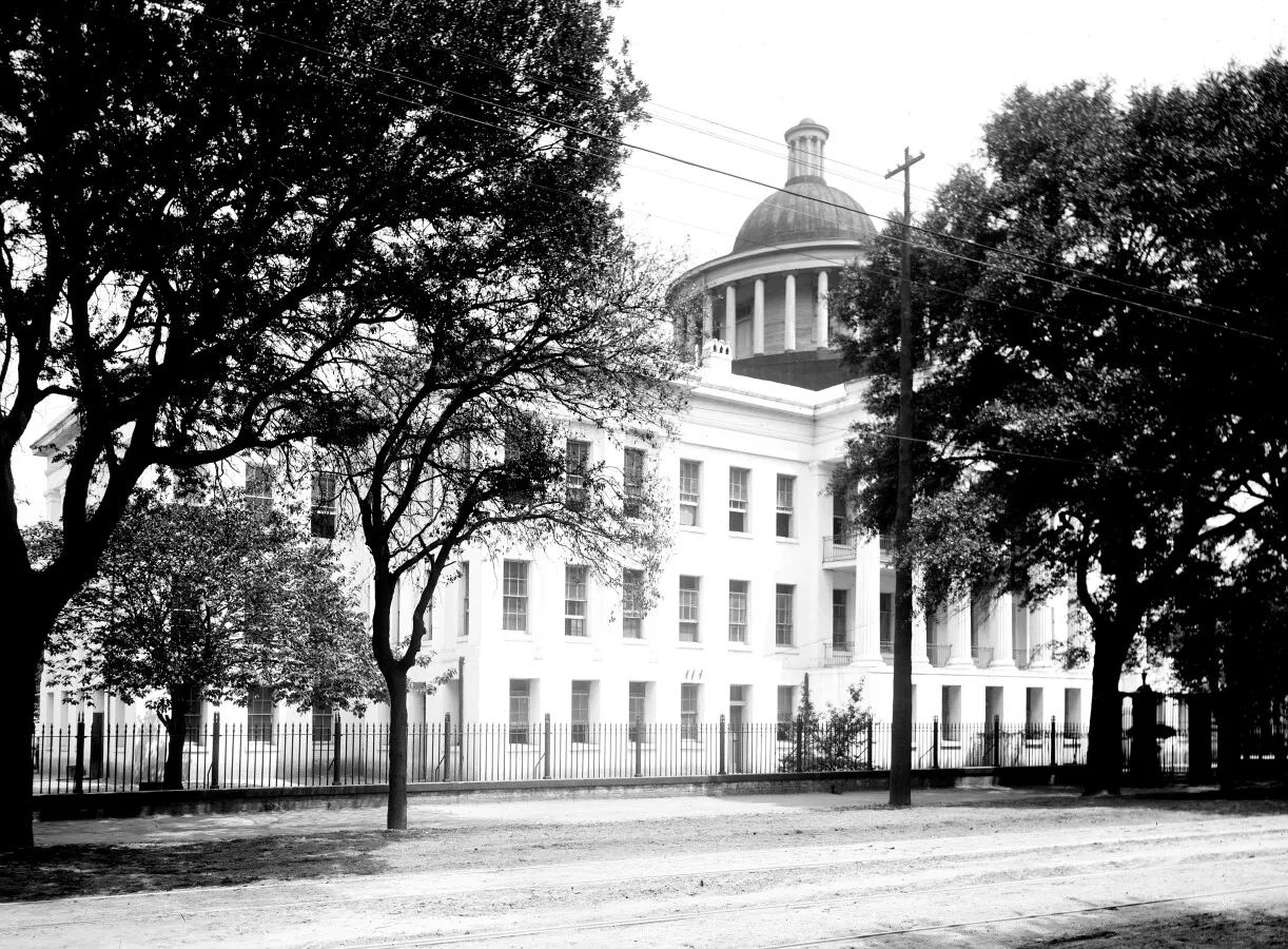 Vintage view from the southwest