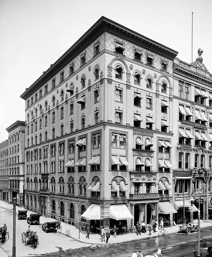 Vintage view from the southwest