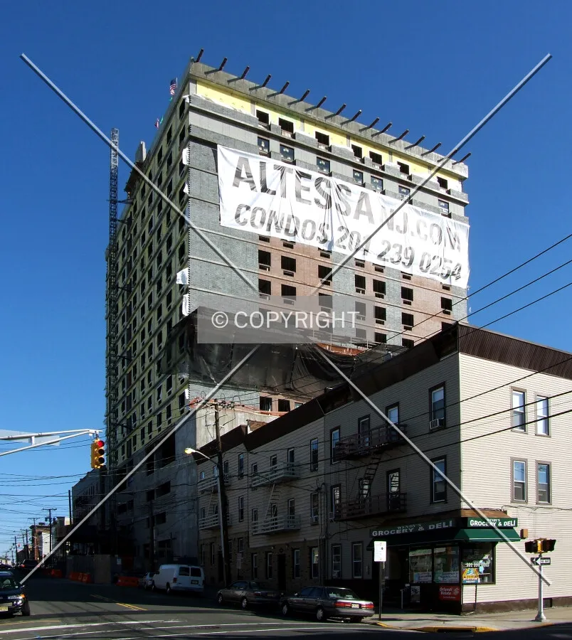 View from the northwest along 22nd Street