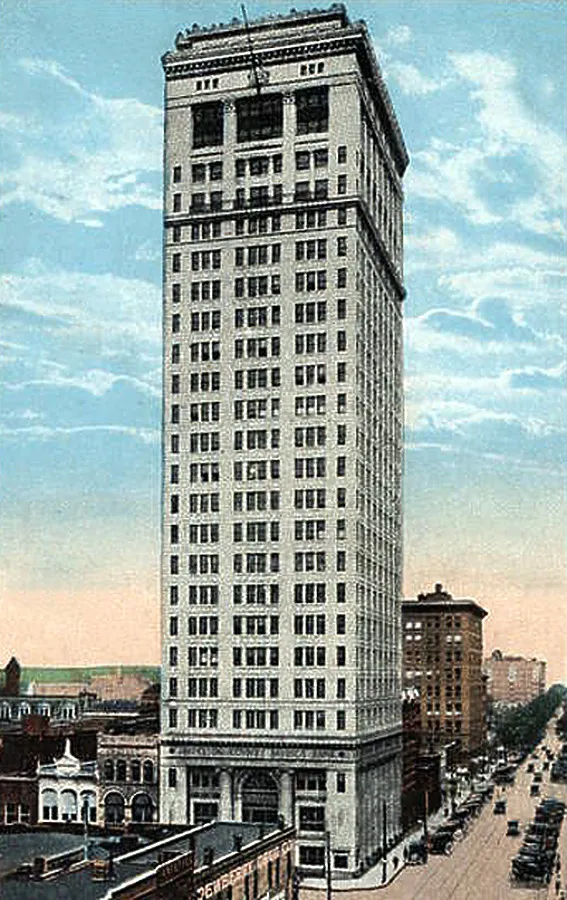 Vintage view from the southeast