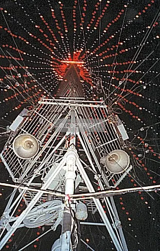 Looking up the shaft