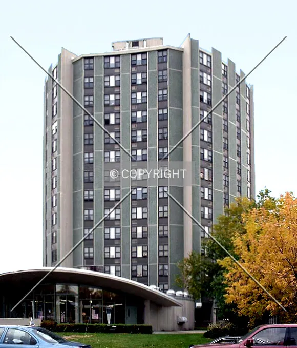 View from the northeast