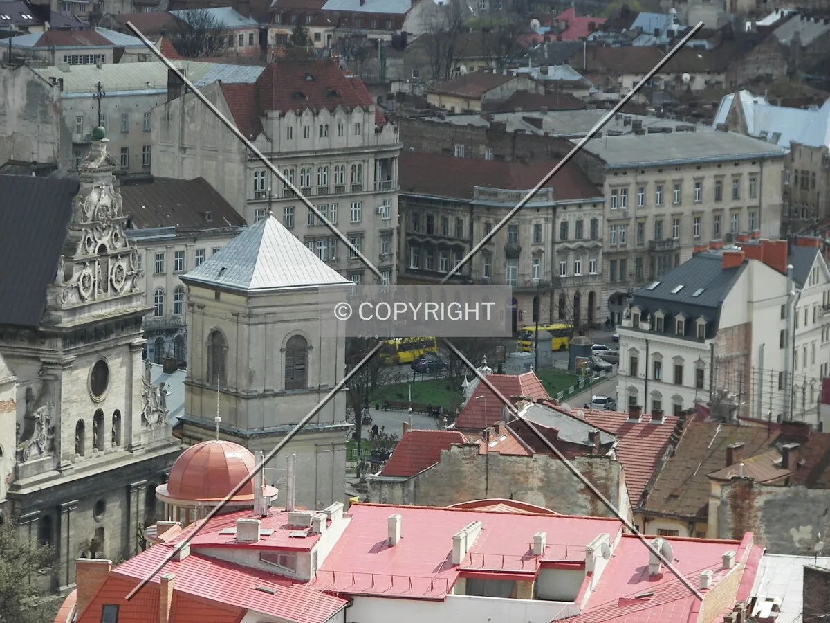 Soborna Square seen from the top of Ratusha