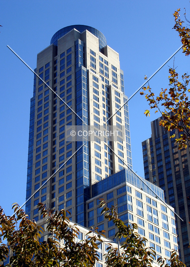 Viewed from the riverside park