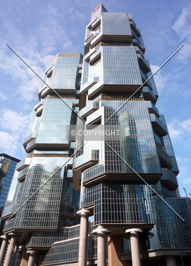 Looking up from Queensway