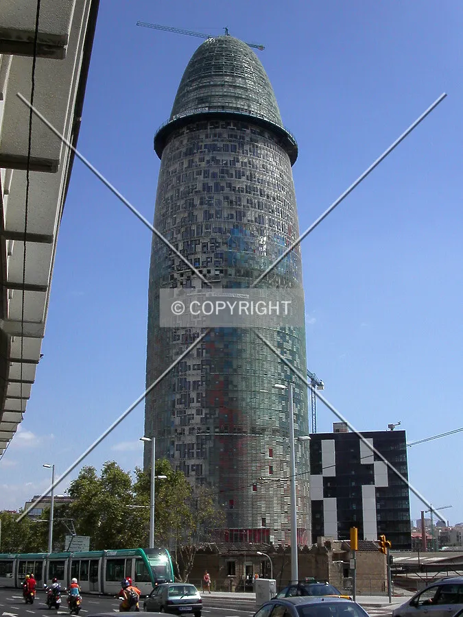 Southern side of the tower
