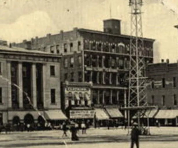 Vintage view from the southeast