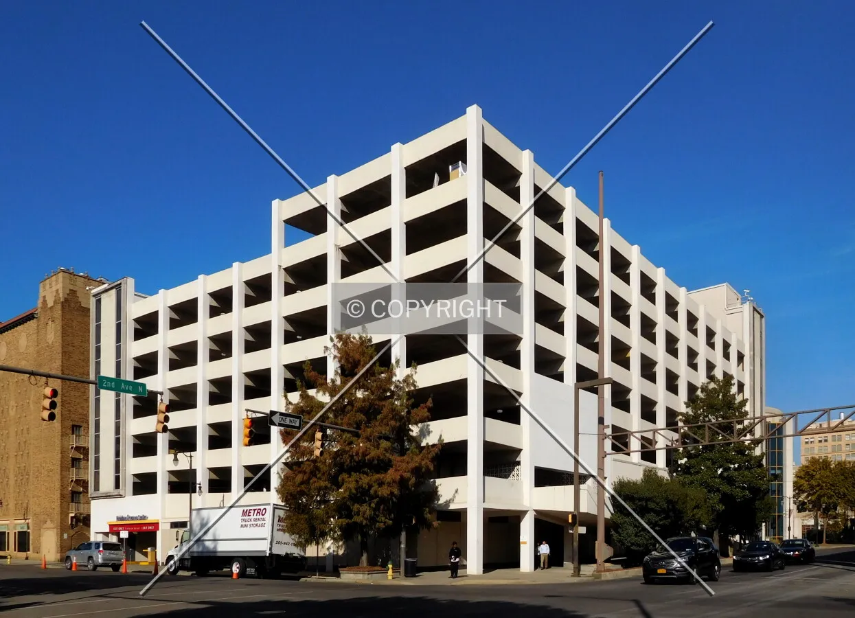 From the southwest across 18th Street North