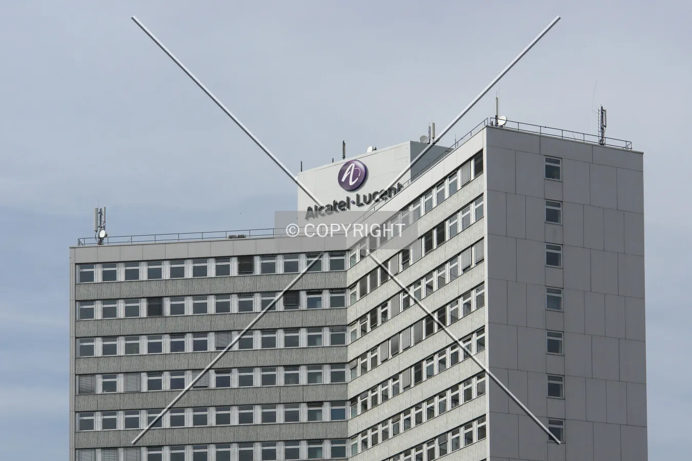 Top section of the high-rise