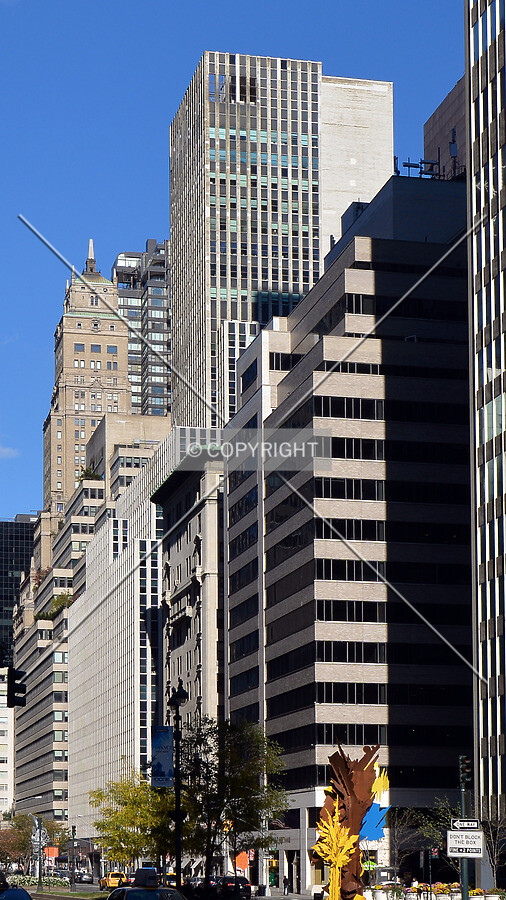 View from the southwest at Park Avenue and 53rd Street