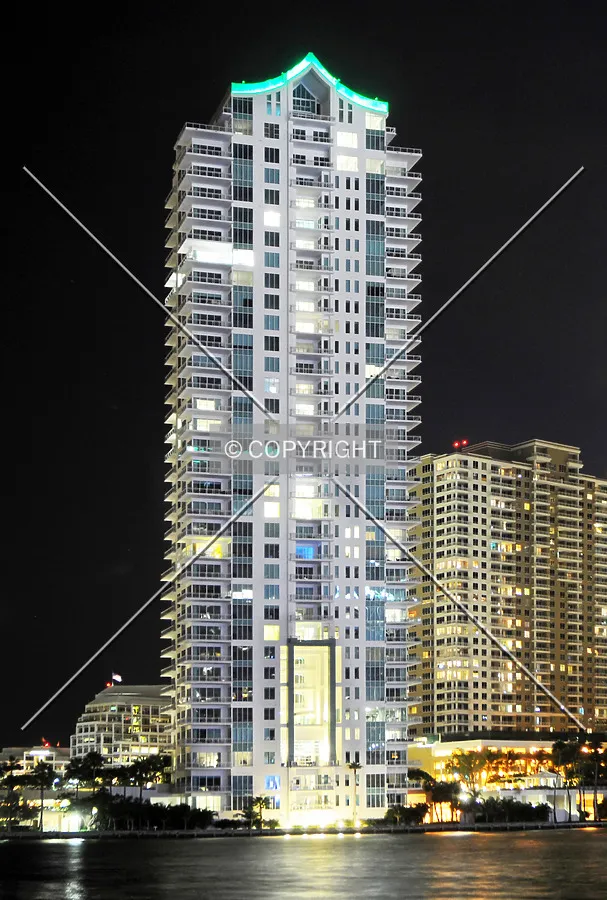 View from the north across the Miami River