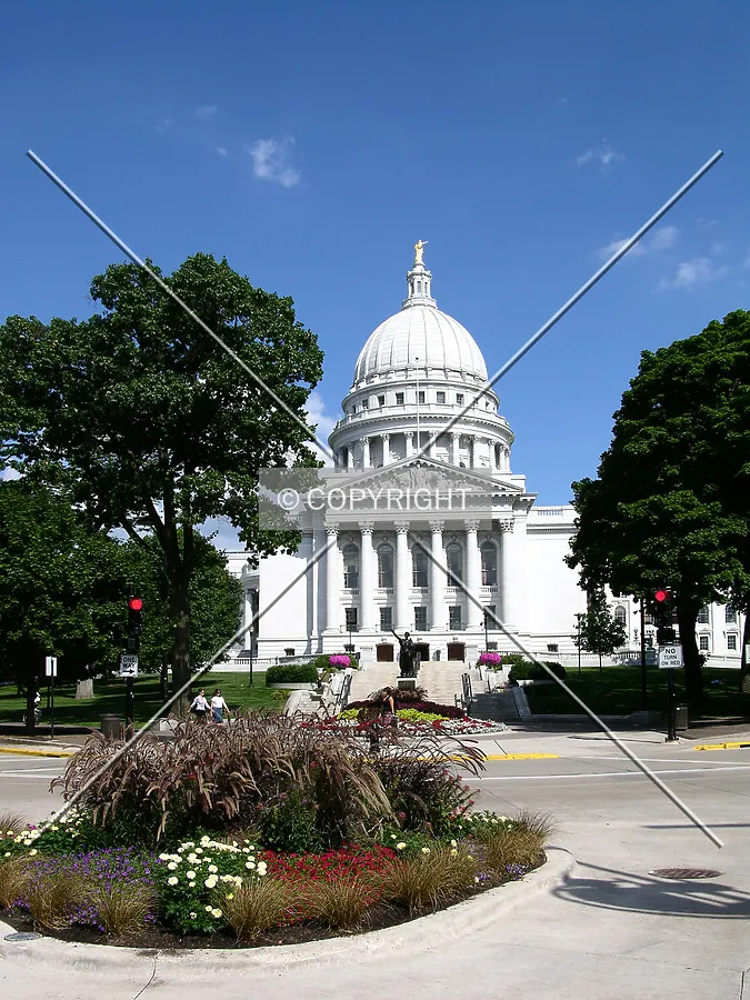 Looking southeast from State Street