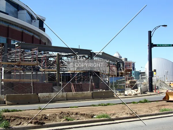 Looking northwest from Caldwell Street