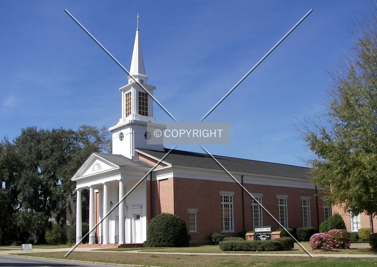 View from the southeast on Screven Street