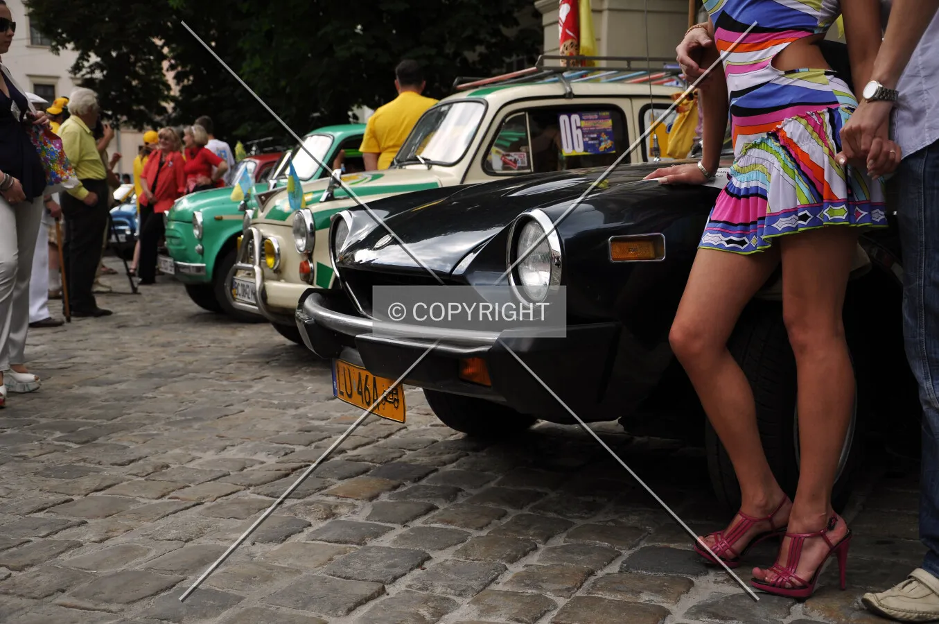 Retro car show
