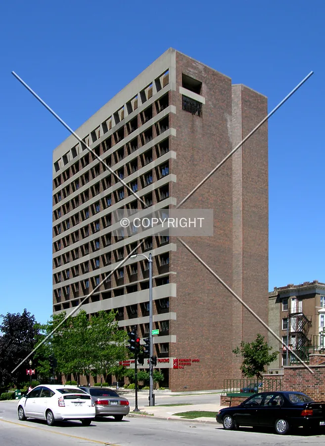 From across East Juneau Avenue to the east