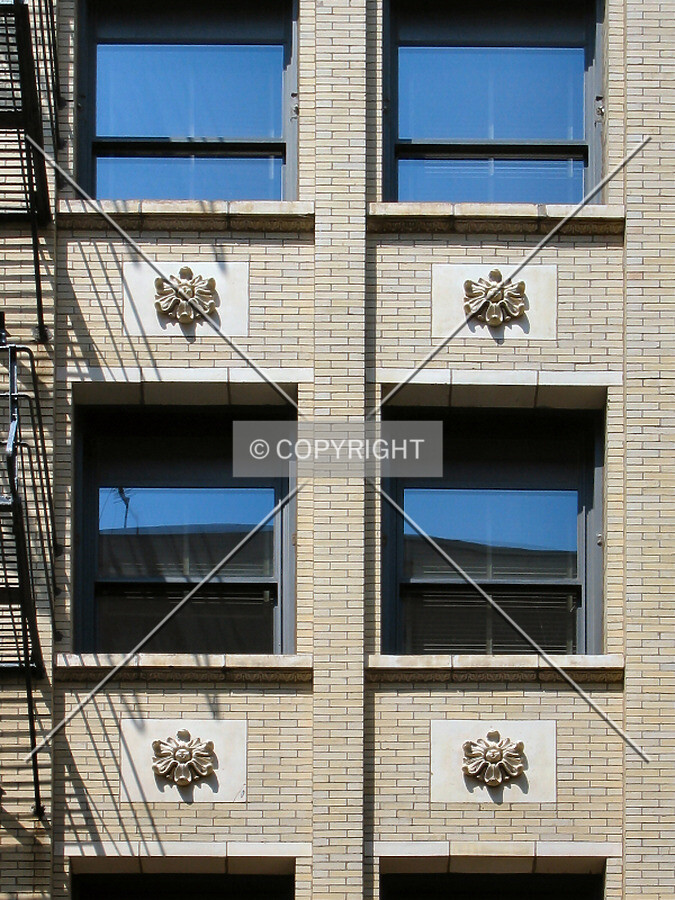Rear facade detail