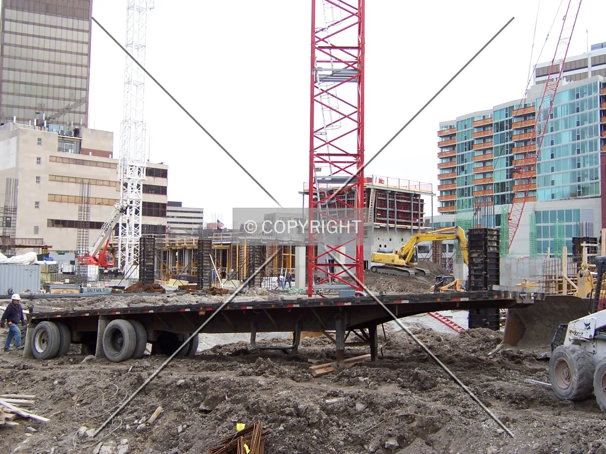 Looking southeast into the site from Benson Avenue