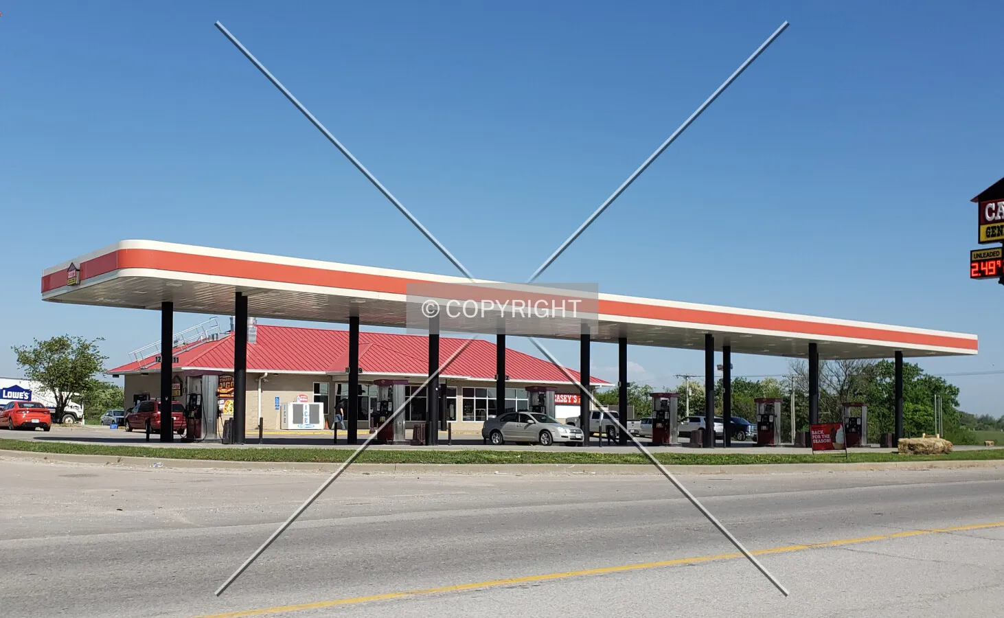 Southeast view; May 16, 2020