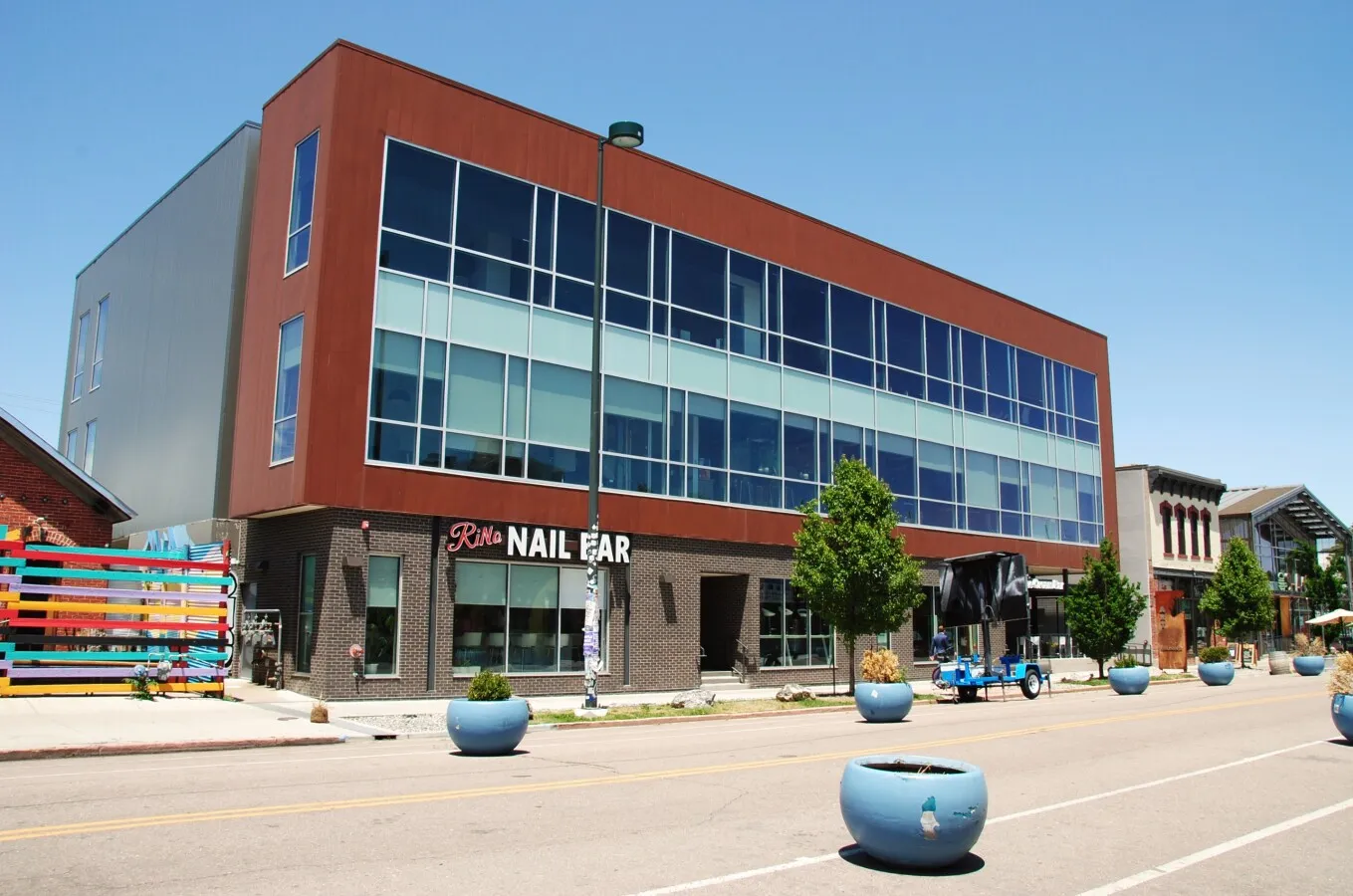 View to the north