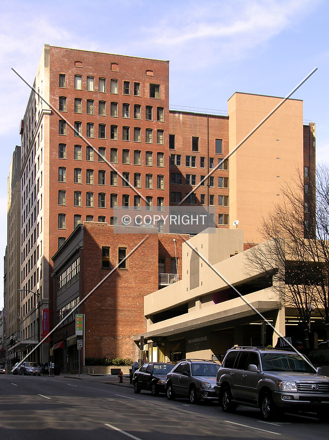 From across 4th Avenue North to the south