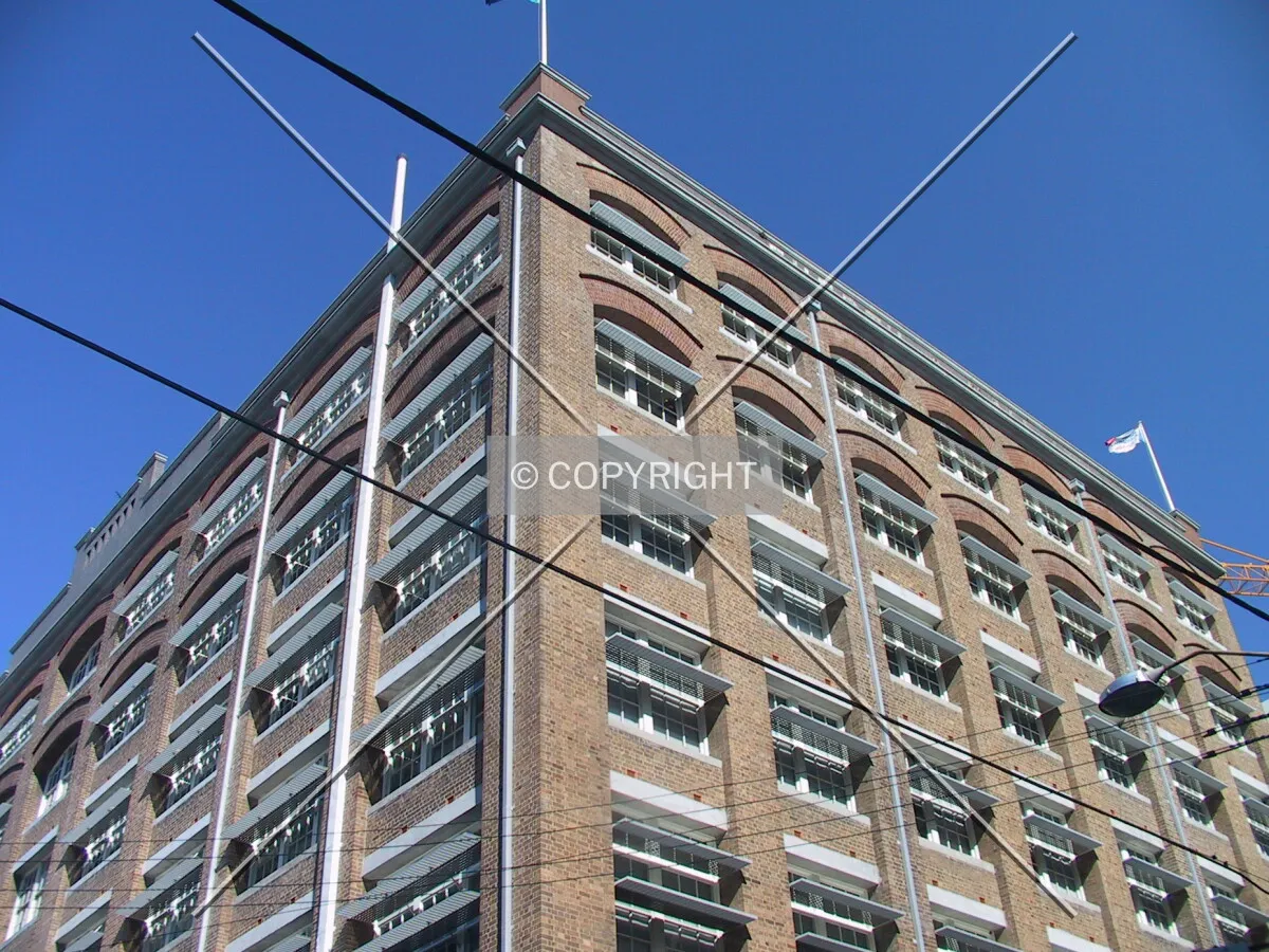 Looking up from Reservoir Street