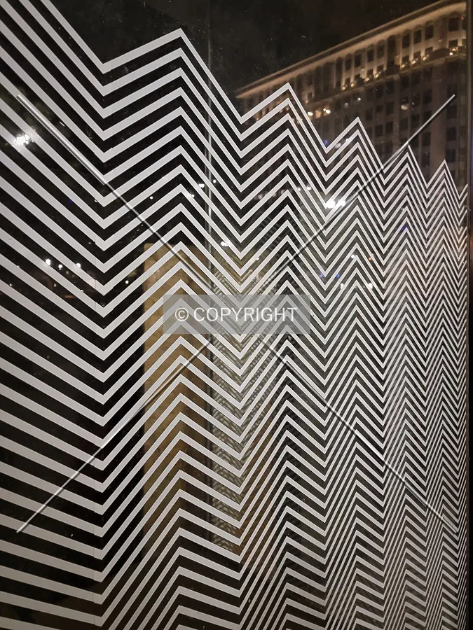 Window decoration on the first floor; November 15, 2021