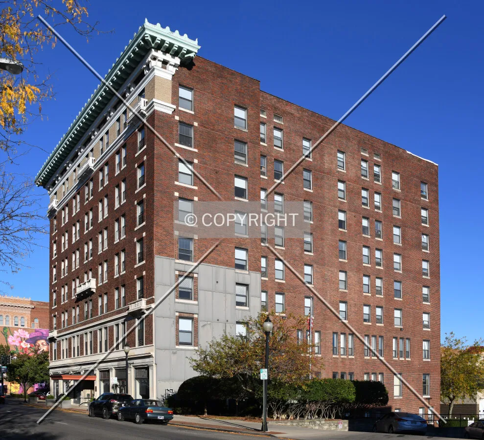 View from the southeast