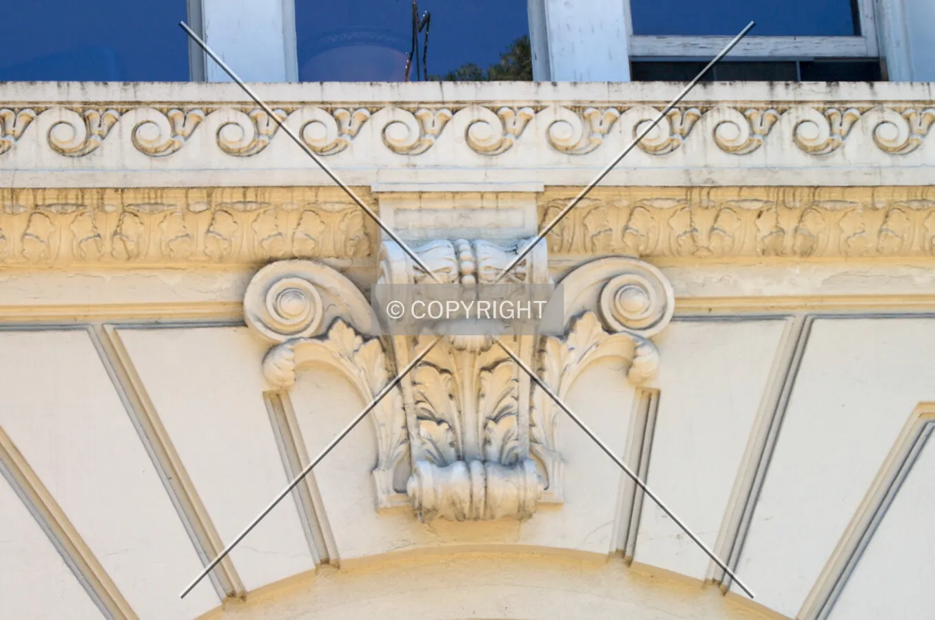 Facade above the main entrance