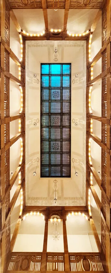 Ceiling of the main lobby