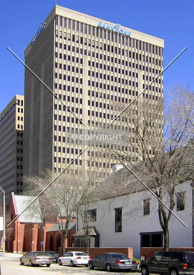 Looking northeast from 4th Street