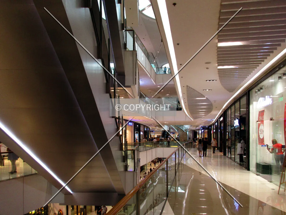 Inside the mall