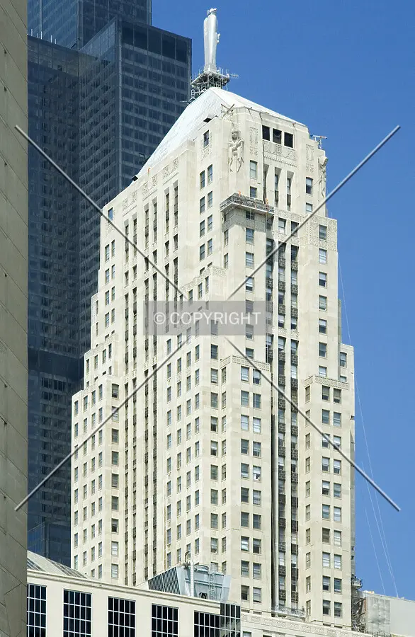 The top from the southeast