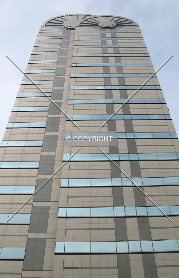 Looking up from the southeast