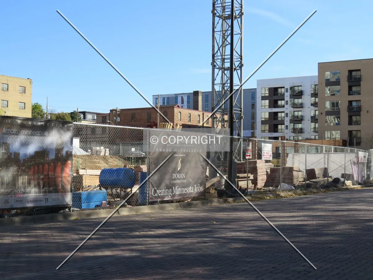 View to the east across the site, toward the phase I building