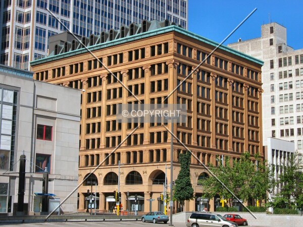View to the west from Marquette Avenue