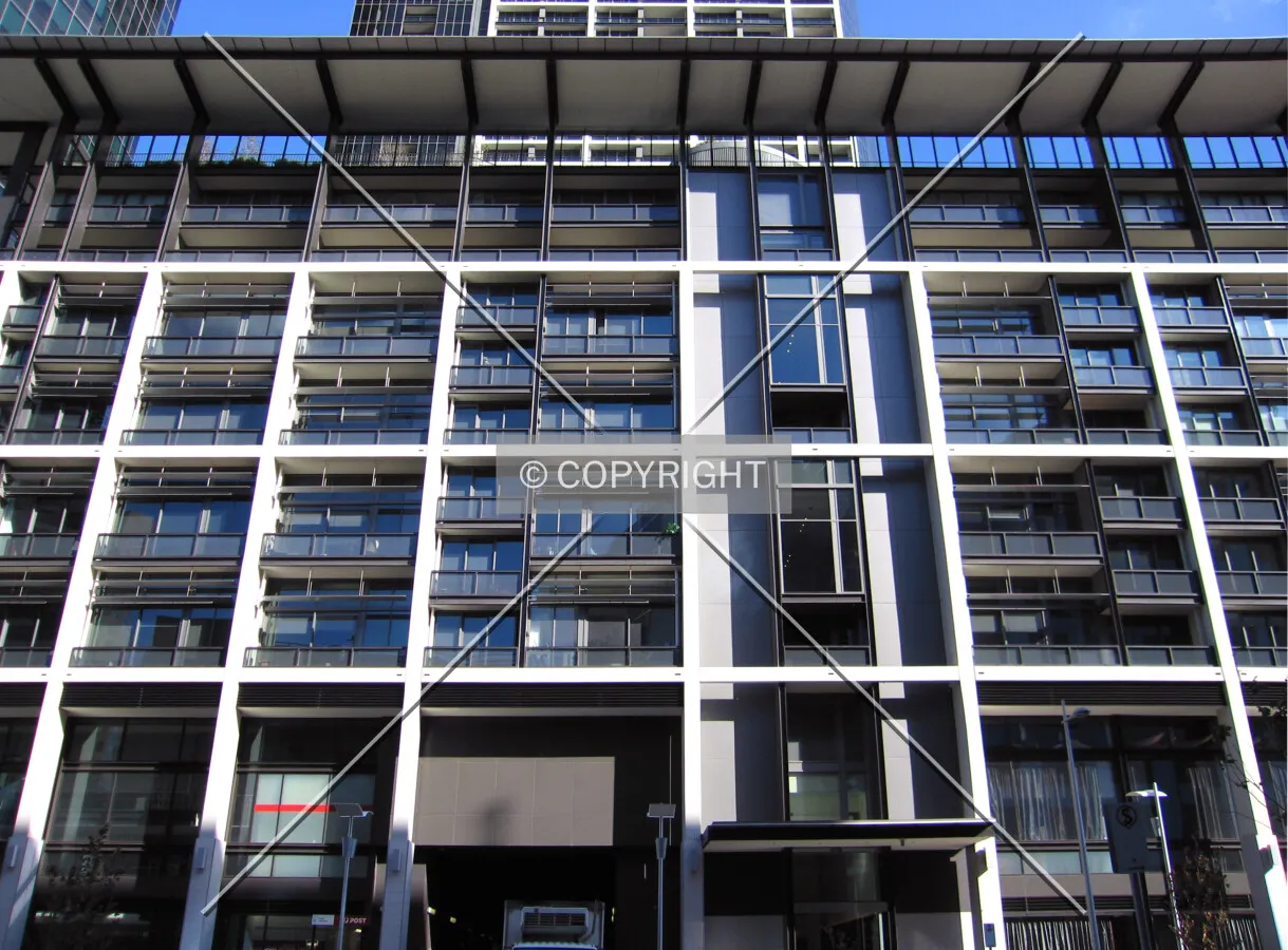 Podium facade detail
