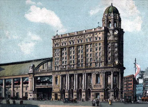 View from the southeast