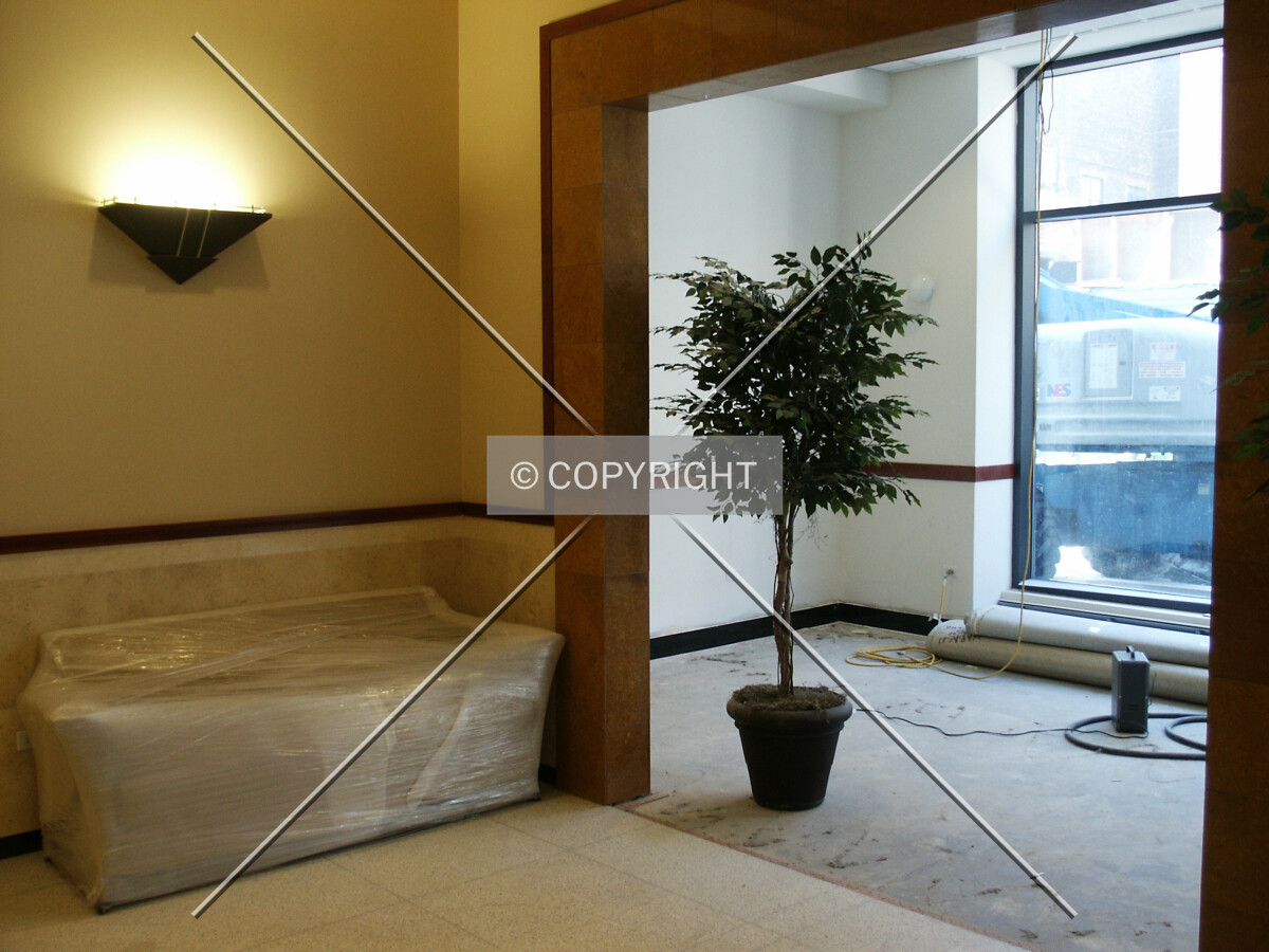 Inside the lobby