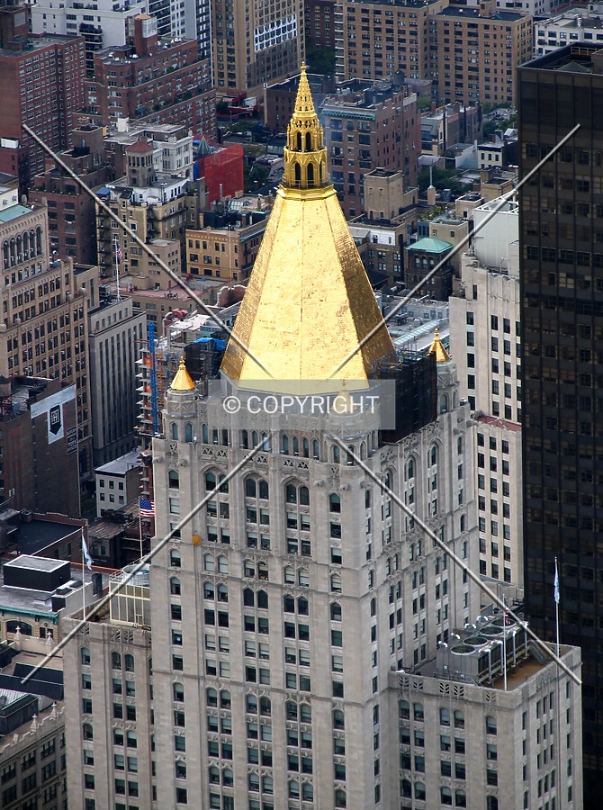 Crown and upper floors from the Empire State Building observation deck