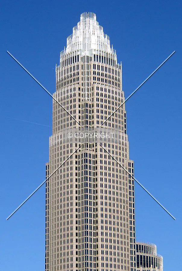 Top half of the tower as seen from the southeast
