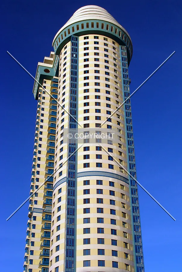 Looking up from the southwest