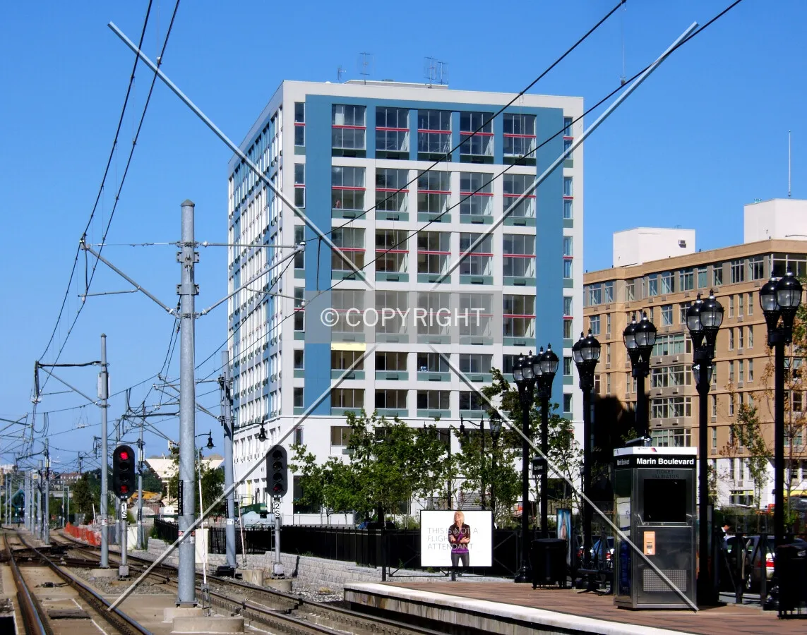 View from the southeast