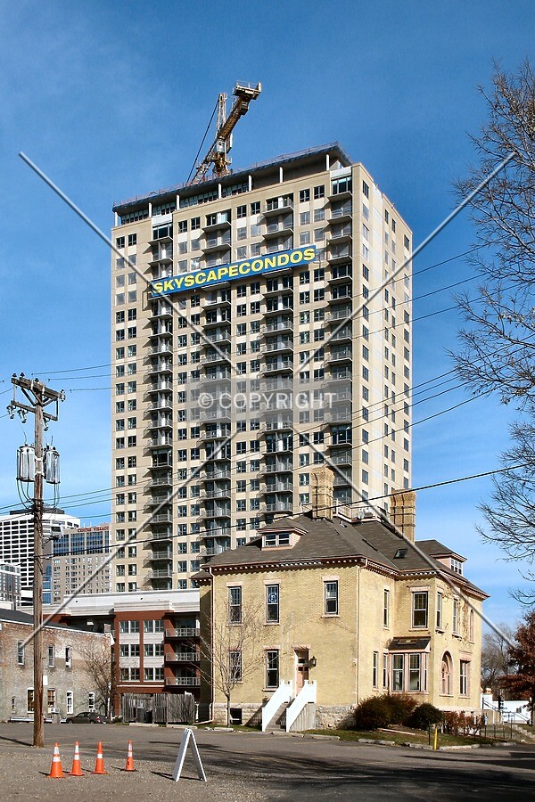 View to the north from East 14th Street